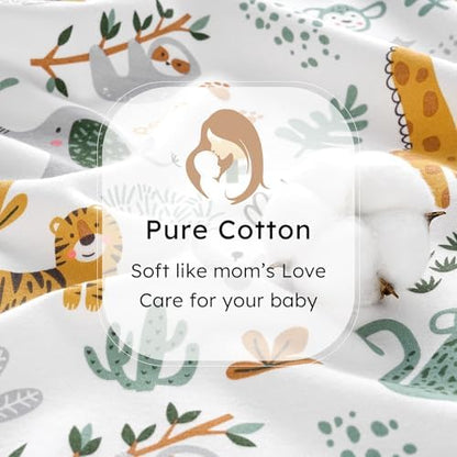 Baby Sleep Sack 0-6 Months 0.5 Tog Soft Sleeping Bag 100% Cotton