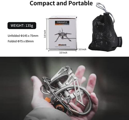 Fire-Maple Blade 2 Portable Camping and Backpacking Stove with Preheat Tube