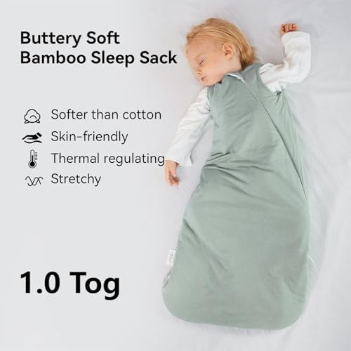 BubblePanda Rayon Made from Bamboo Sleep Sack 2t-3t 1.0 Tog 24-36 Months