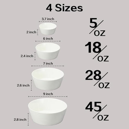 Bone China Cone Shape, Bowl 5oz, Case of 6