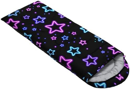 QOOMO Camping Sleeping Bags,3 Season Warm & Cool Weather,Lightweight,Waterproof Sleeping Bags for Adults & Kids,Traveling,and Outdoors,Camping Gear Equipment