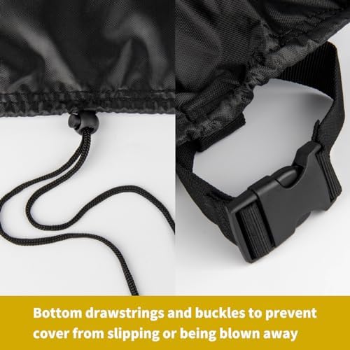 Electric Grill Cover for Weber Q1000/Q2000 Series Portable Grill on Cart