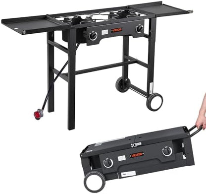 VEVOR Outdoor Propane Gas Stove, Propane LPG Gas Camping Stove,