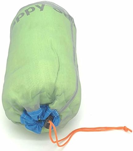 Alemon Lightweight See-through Mesh Stuff Sack Ditty Bags, Nylon Drawstring Storage Pouch Bags for Camping Travel Hiking, Set of 3