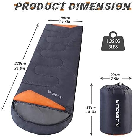 Sleeping Bags for Adults Backpacking Lightweight Waterproof- Cold Weather Sleeping Bag for Girls Boys Mens for Warm Camping Hiking Outdoor Travel Hunting with Compression Bags