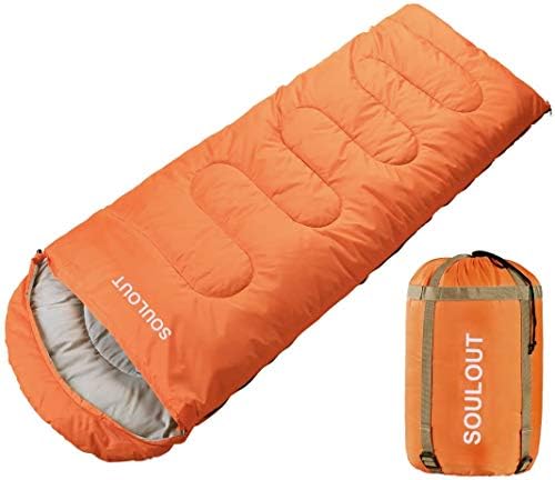 SOULOUT 3-4 Season Sleeping Bag for Adults & Teens - Camping