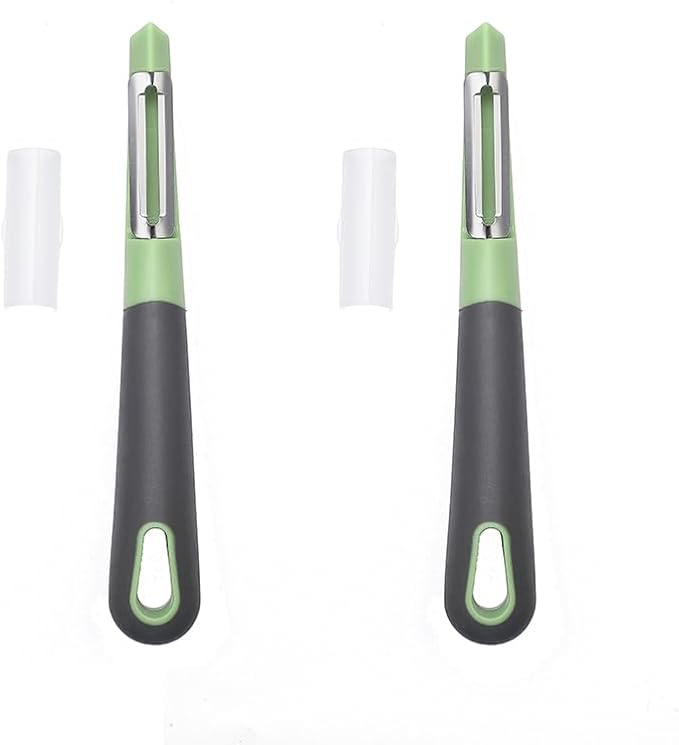 Fanmusic Swivel peelers - potato peelers，Fruit and vegetable peelers for kitchen (2 pack)