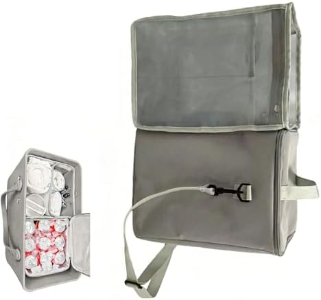 Thermal Coolers Bag Insert with Mesh Storage, Black