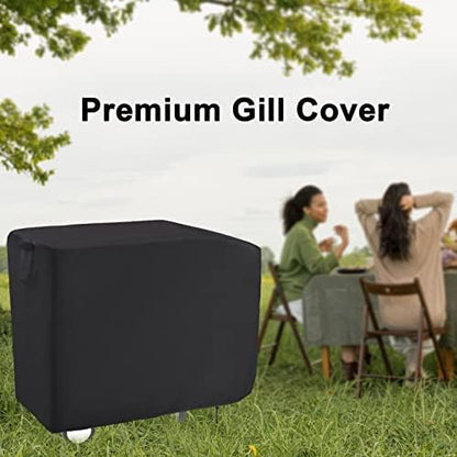 38 Inch Flat Top Grill Cover for 2 Burner Proprane Griddle with 36 in Cart