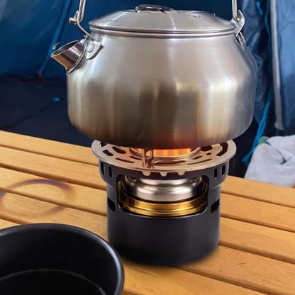 REDCAMP Alcohol Stove Backpacking,Alcohol Burner Stove with Aluminium Stand