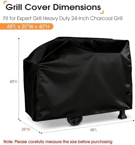 Grill Cover for Expert Grill Heavy Duty 24-Inch Charcoal Grill
