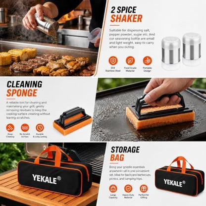 Griddle Accessories Kit for Blackstone and Camp Chef, Flat Top Grill