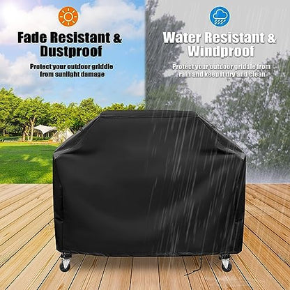54 Inch Propane Griddle Cover for Captiva Design 4-Burner Gas BBQ Grill