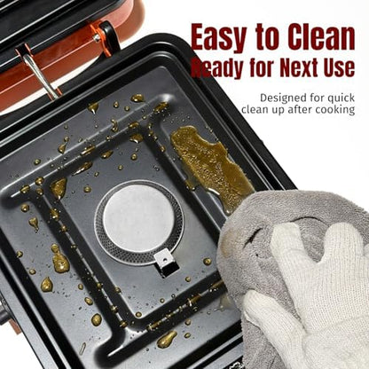 SHINESTAR 2 Burner Camping Stove, 17000 BTU Portable Propane Camp Stove