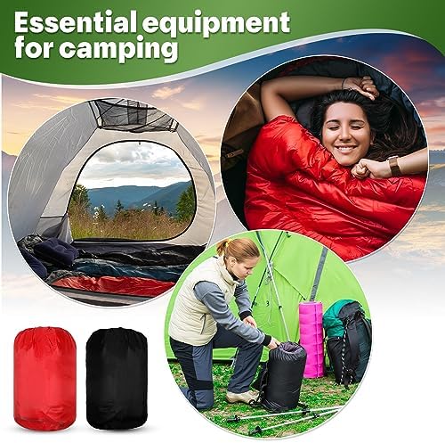 Tudomro 16 Pack Bulk Sleeping Bags for Adults, Lightweight Waterproof Camping Sleeping Bags with Compression Sack for Camping, Backpacking, Hiking, Travel, Emergency Use