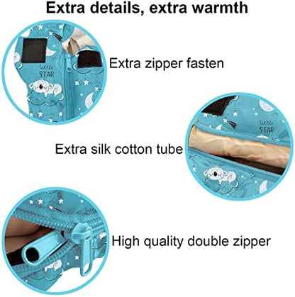 KidzAdventure Mummy Style 32 – 59F Kids Sleeping Bag with Pillow Sleeve, 4 Season, Lightweight and Backpacking Style, Ideal for Camping, Sleepover, Boys, Girls, and Youth