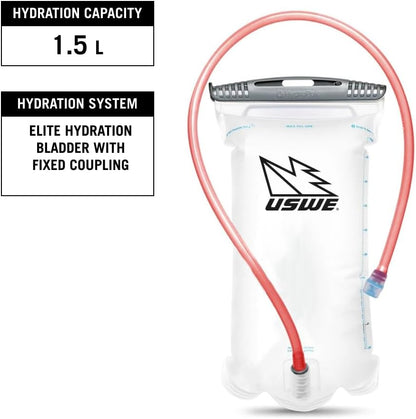 USWE Outlander Hydration Pack with Water Bladder, Hydration Backpack - Backpack for Cycling, MTB, Trail Running & More