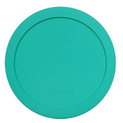 Lids for Pyrex and Anchor Round Glass Containers (4-Cups, Green-4PK)