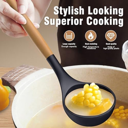 Silicone Kitchen Utensils Set, Heat-Resistant Cooking Utensils, BPA-Free