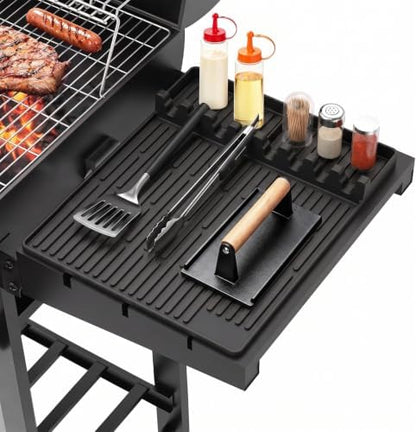 Silicone Grill Mat for Blackstone Griddle Accessories, 8-Slot Tool Mat