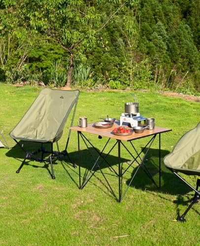 iClimb Ultralight Compact Camping Folding Table (Reinforced Nature - XL)