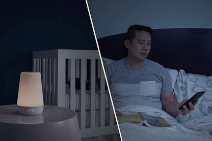 Hatch Rest+ 1st Gen Baby Sound Machine, Night Light, Time-to-Rise Plus Audio Monitor, White Noise Soother, Toddler Sleep Trainer, Kids Alarm Clock, Nightlight