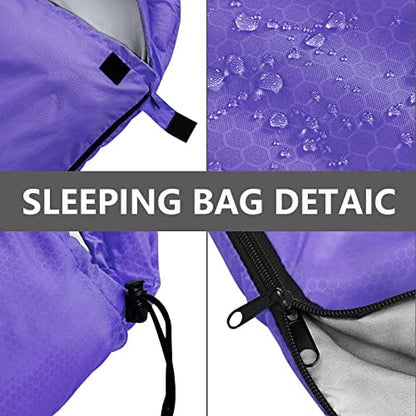 Sleeping Bags for Adults,Kids & Girls,Waterproof,Camping,Hiking