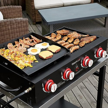 Royal Gourmet GD4002T 4-Burner Tailgater Grill and Griddle Combo
