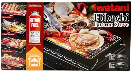 Iwatani Hibachi Butane Stove - Portable Mini BBQ Grill