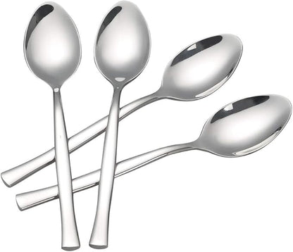 12-Piece Dessert Spoons, Stainless Steel Small Spoon