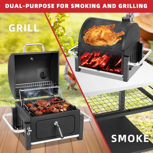 Kendane Portable Charcoal Grill with 314 Square Inch Cooking Area