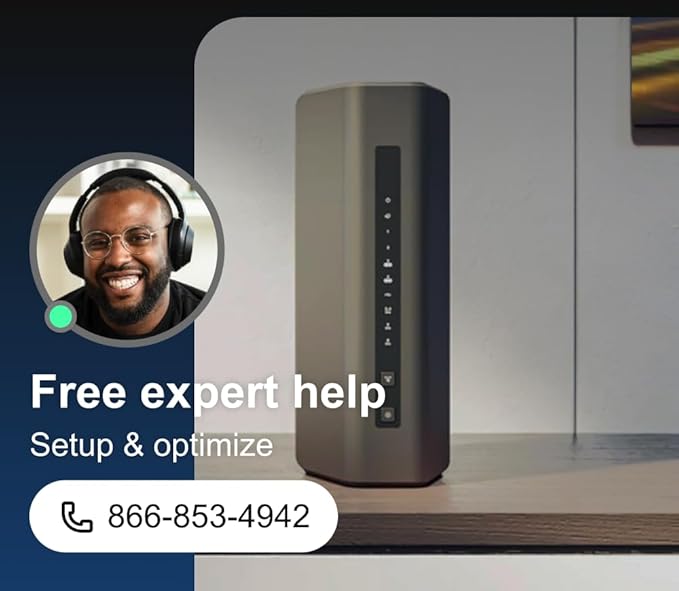 NETGEAR Nighthawk Tri-Band WiFi 7 Router (RS280S) - Security Features, BE9200 Wireless Speed (up to 9.2 Gbps) - Covers up to 2,500 sq. ft. - 2.5 Gig Internet Port – 1-Year Armor & Free Expert Help