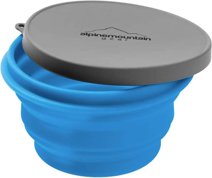 Collapsible Silicone Bowl (Large (Blue))