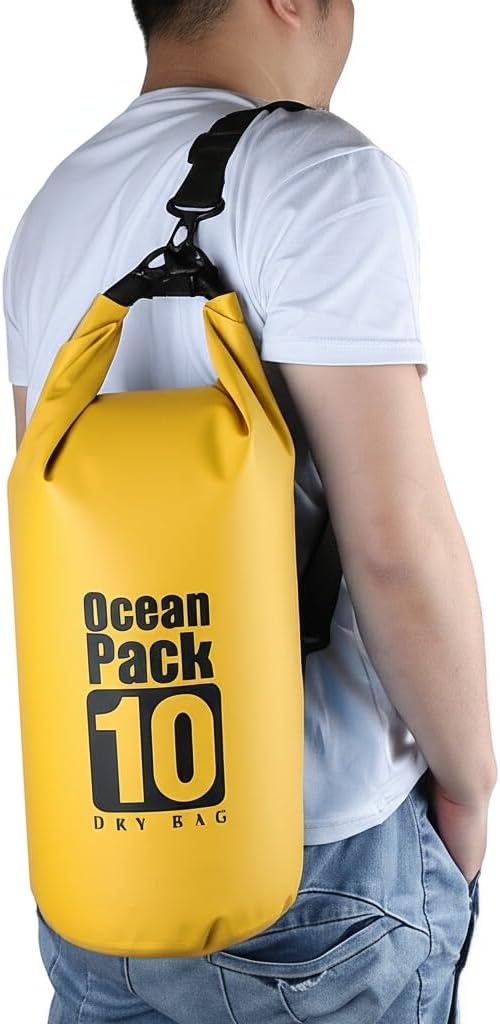 Dry Bag Waterproof Backpack 5L/10L/20L/30L Roll Top Waterproof Bag,Floating Dry bags for Kayaking,Swimming,Boating,Camping,Beach.