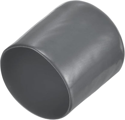 uxcell 20pcs Rubber End Caps 29mm ID Vinyl Round Tube Bolt Cap Cover Thread Protectors Dark Grey
