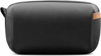 PGYTECH Travel Tech Organizer, Waterproof Tech Pouch, Electronics Accessories Organizer Travel Carrying Case, Organizer Bag for Cables, Cord, Phone Batteries, Charger,Photography SD Card, Black