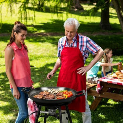 ONLYFIRE GRILLS Propane Paella Burner Stand Set with 21" Paella Pan, GS300