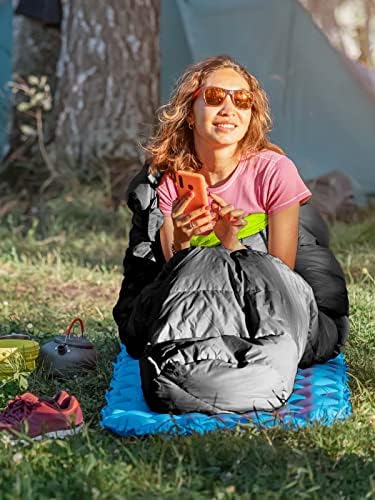 Bessport Mummy Sleeping Bag | 15-45 ℉ Extreme 3-4 Season Sleeping Bag for Adults Cold Weather– Warm and Washable, for Hiking Traveling & Outdoor Activities