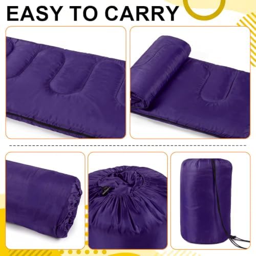 Junkin 12/36 Pcs Camping Sleeping Bags for Adult