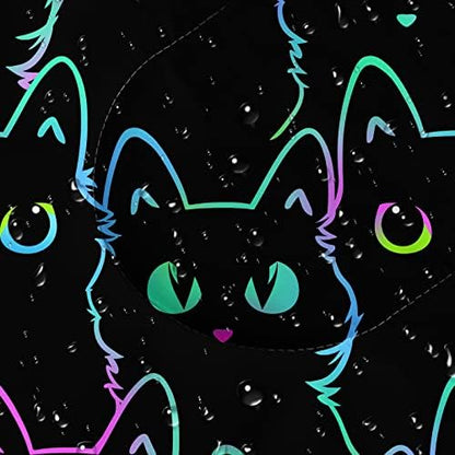 BailiPromise Cartoon Kawaii Cat Printed Camping Sleeping Bags,3 Season Warm Weather,Lightweight,Waterproof Bags for Adults & Kids,Traveling,and Outdoors,Camping Gear Equipment,31x90inch,Standard
