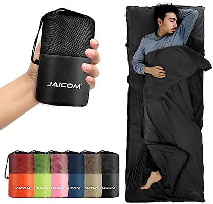 JAICOM Sleeping Bag Liner, Travel Sheets Ultralight Summer Sleeping Bag