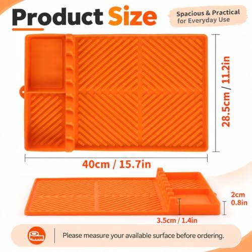 Find law Silicone Tools Mat for Griddle & Kitchen Countertop