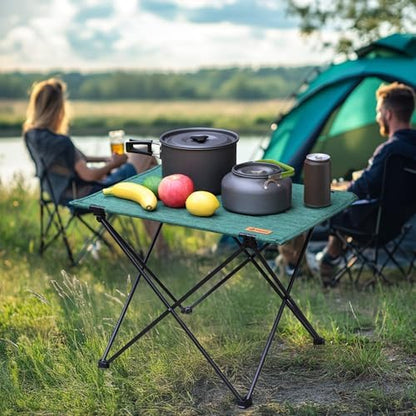VILLEY Folding Camping Table, Portable Lightweight Table with Carry Bag