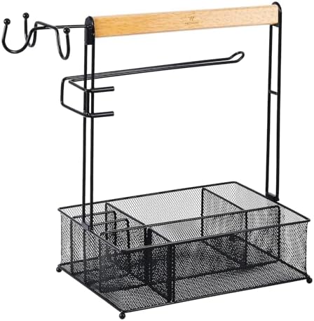 VIKEYHOME Grill Caddy, Picnic BBQ Organizer for Camping