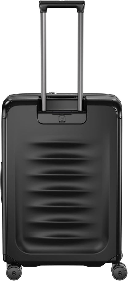 Victorinox Spectra 3.0 Expandable Medium Case - Modern Hardside Luggage - Rolling Suitcase with Spinner Wheels - Holds Travel Accessories - 81 Liters, Black