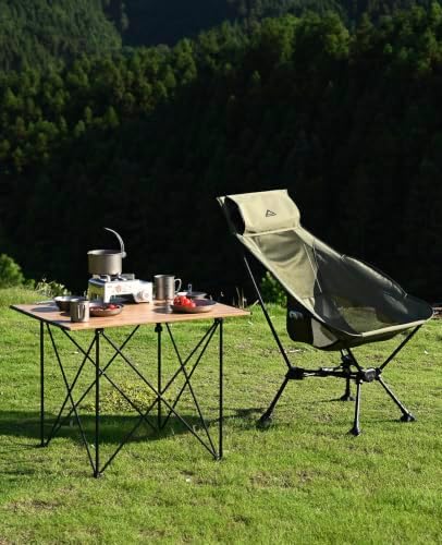 iClimb Ultralight Compact Camping Folding Table (Reinforced Nature - XL)