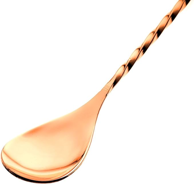 Barfly Bar Spoon, Strainer End 15 3/4" (40 cm), Copper