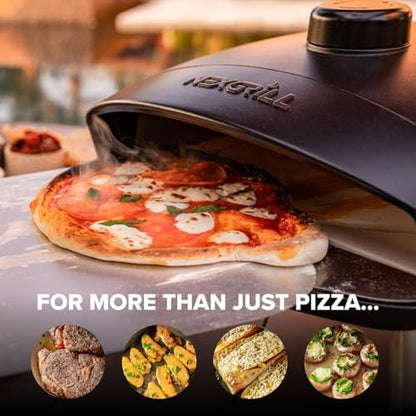 Nexgrill Tabletop Ora 12" Propane Gas Pizza Oven Cooker with Foldable Leg
