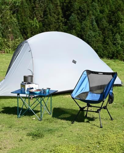 iClimb Ultralight Compact Camping Folding Table (Reinforced Nature - L)