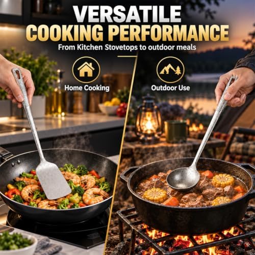 Pure Titanium Cooking Utensil & Spatula Set，Spatula